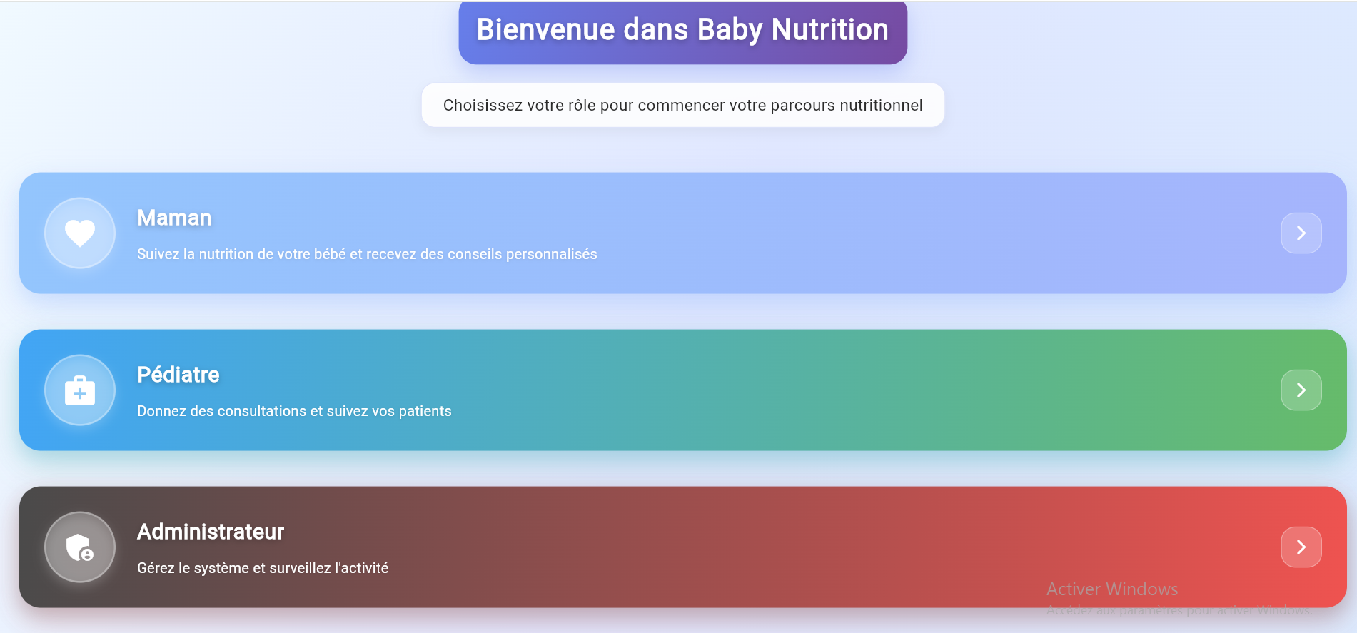 BabeZen — sélection de rôle
